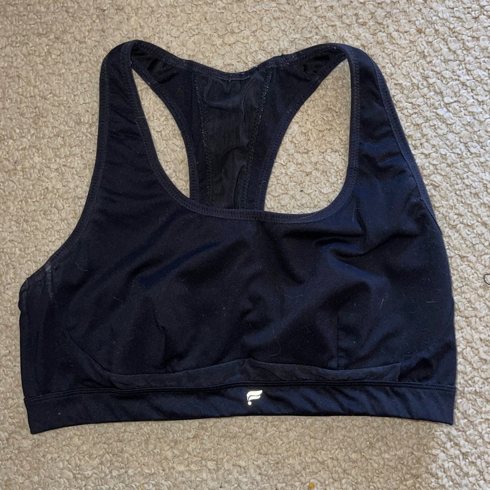 Black Fabletics Belle Racerback High-Impact Sports Bra